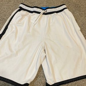 White athletic shorts